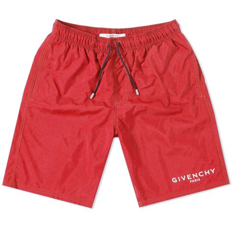 givenchy short weiss|givenchy swim shorts.